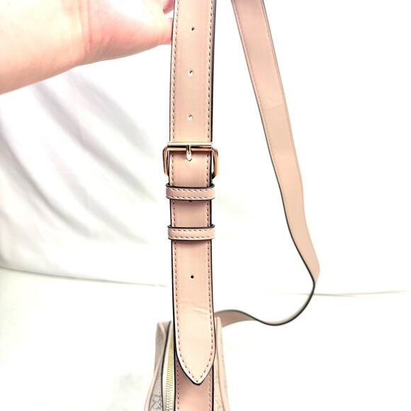 Nine West Tan & Blush Pink Small Crossbody Purse - Picture 6 of 9